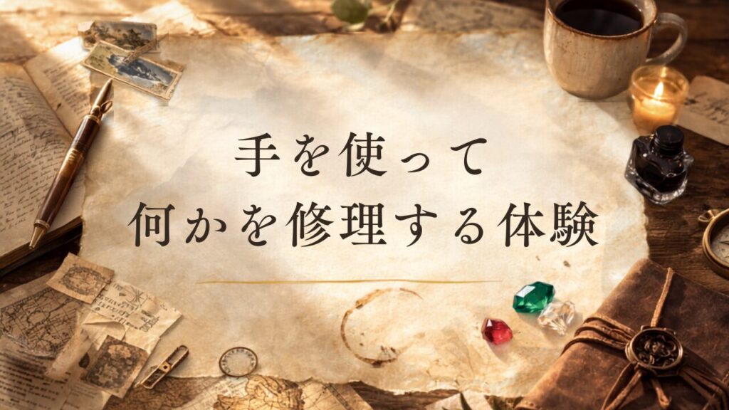 手を使って何かを修理する体験バケットリスト・ウィッシュリストの画像
