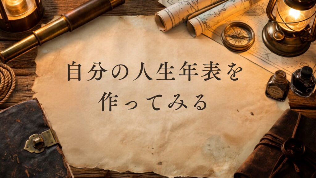 自分の人生年表を作ってみるバケットリスト・ウィッシュリストの画像