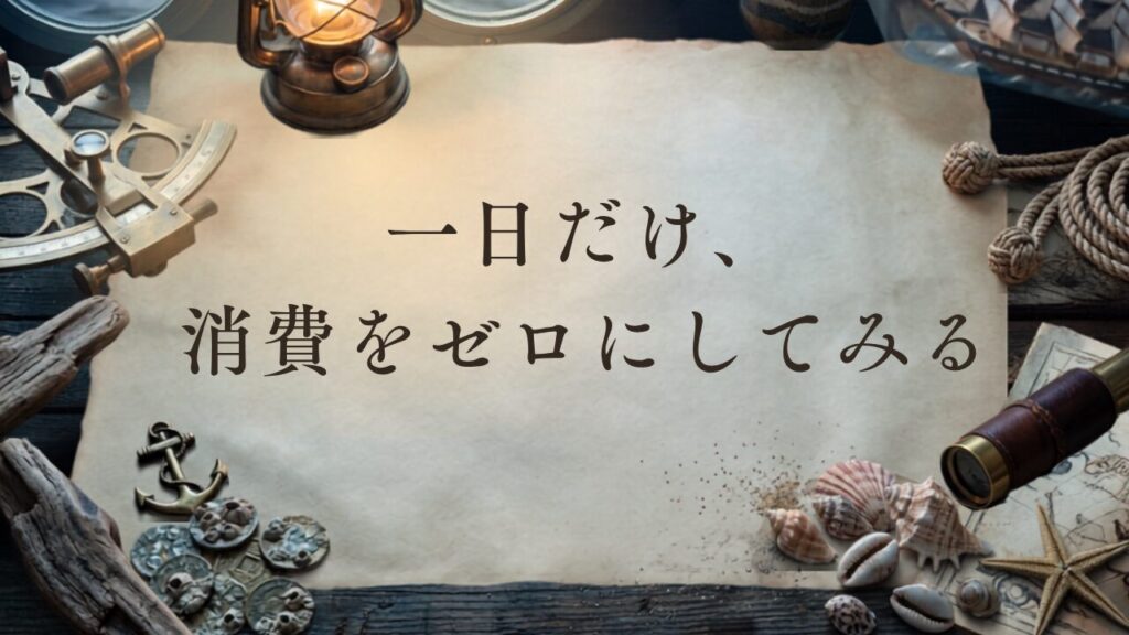 一日だけ、消費をゼロにしてみるバケットリスト・ウィッシュリストの画像