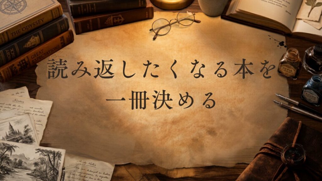 読み返したくなる本を一冊決めるのバケットリスト・ウィッシュリストの画像