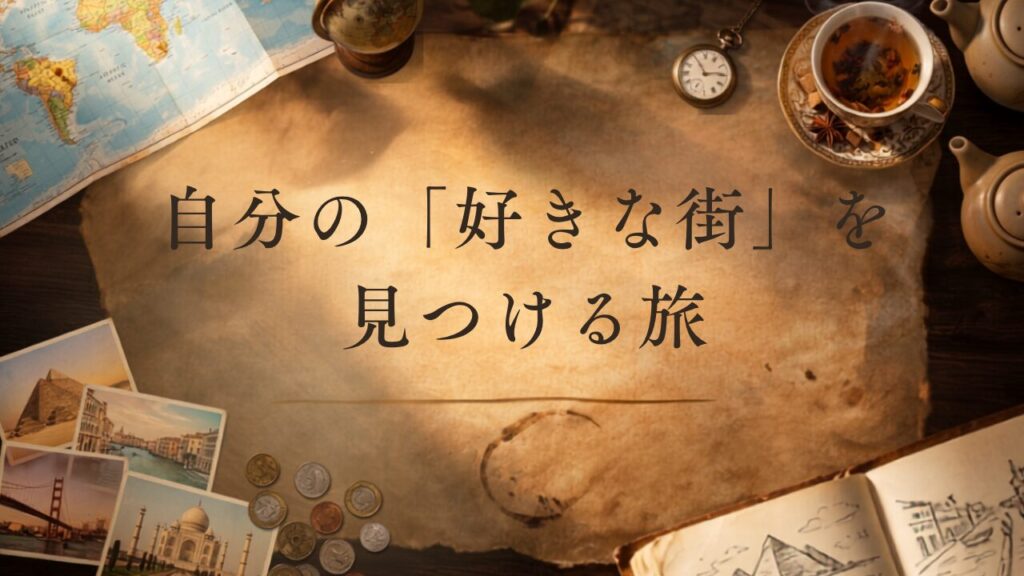 自分の「好きな街」を見つける旅のバケットリスト・ウィッシュリストの画像