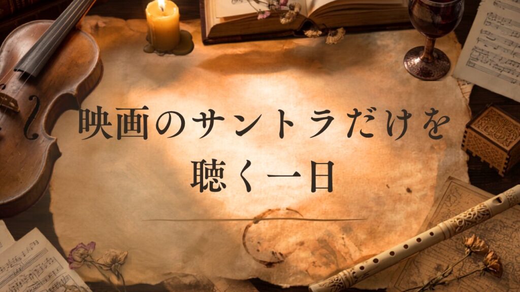 気になっていた映画のサントラだけを聴く一日のバケットリスト・ウィッシュリストの画像